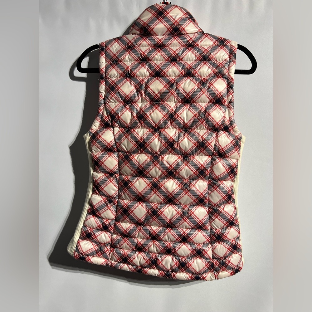 Tommy Hilfiger Red and Cream Checkered Vest - Picture 6 of 7